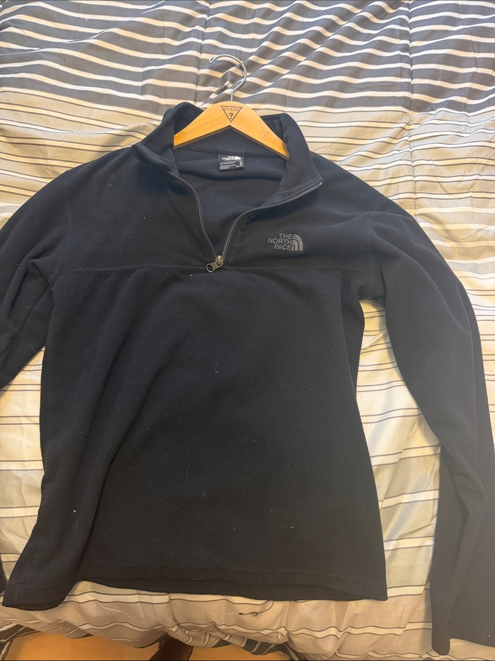 The North Face Black Half-Zip Fleece Pullover